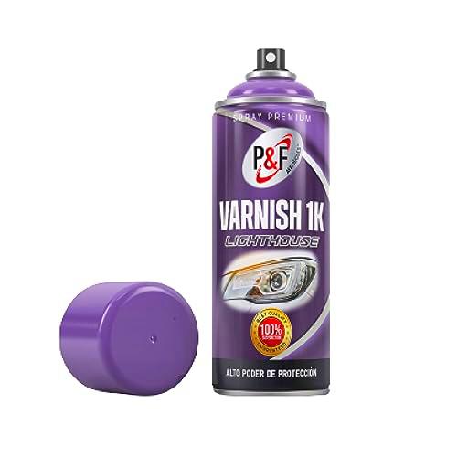 BARNIZ ESPECIAL PARA FAROS COCHE. PROTEGER Y RESTAURAR FAROS PLÁSTICOS VARNISH CAR HEADLIGHTS MILTISUPERFICIE Spray 400 ml