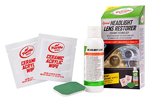 Turtle Wax TW53685 Kit RESTAURADOR Faros RAPIDO (Nueva Version)